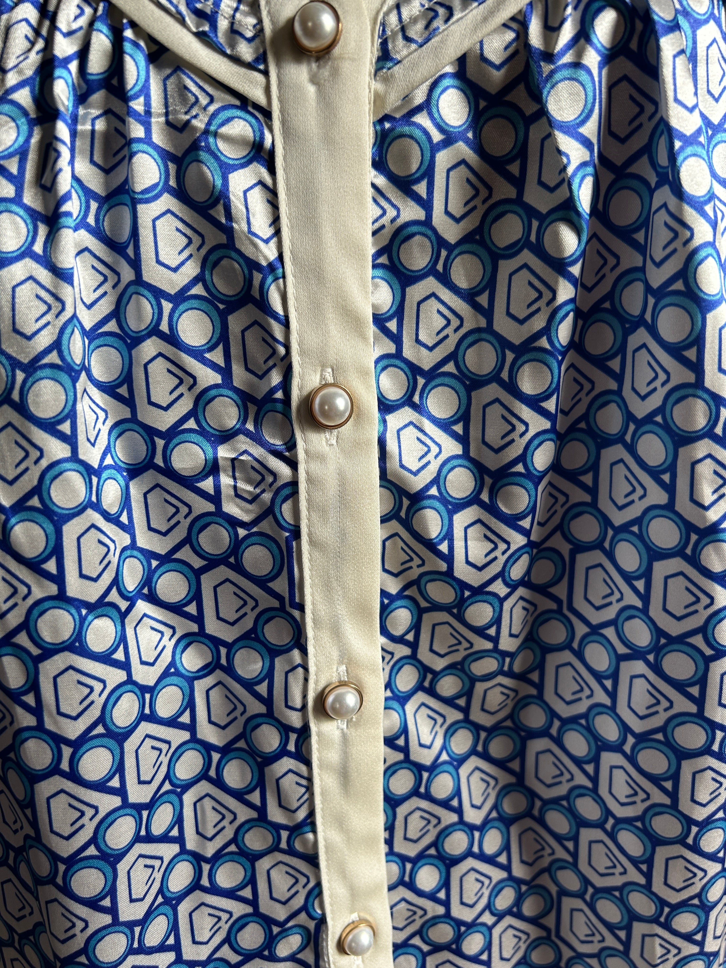 “Old Testament” Blouse - Blue