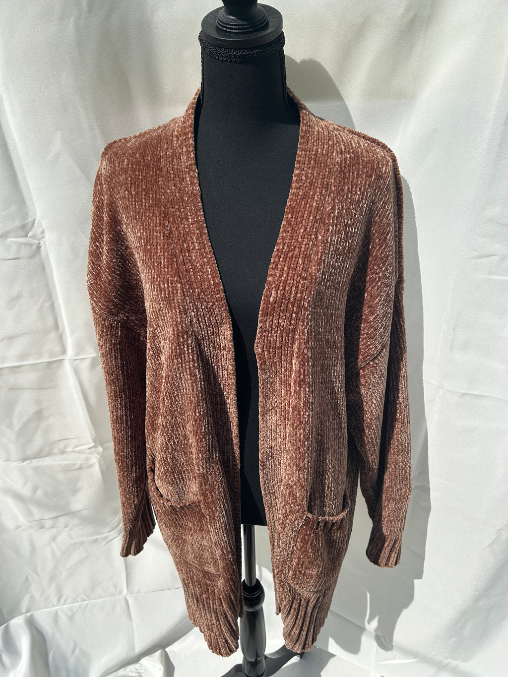 “Hidden In The Valley” Cardigan - Brown