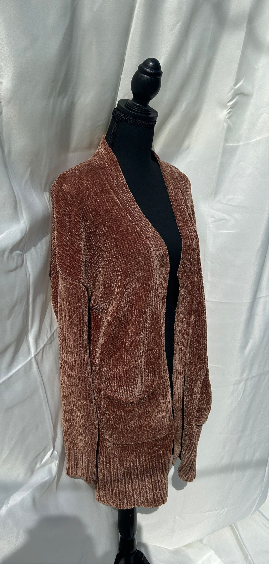 “Hidden In The Valley” Cardigan - Brown