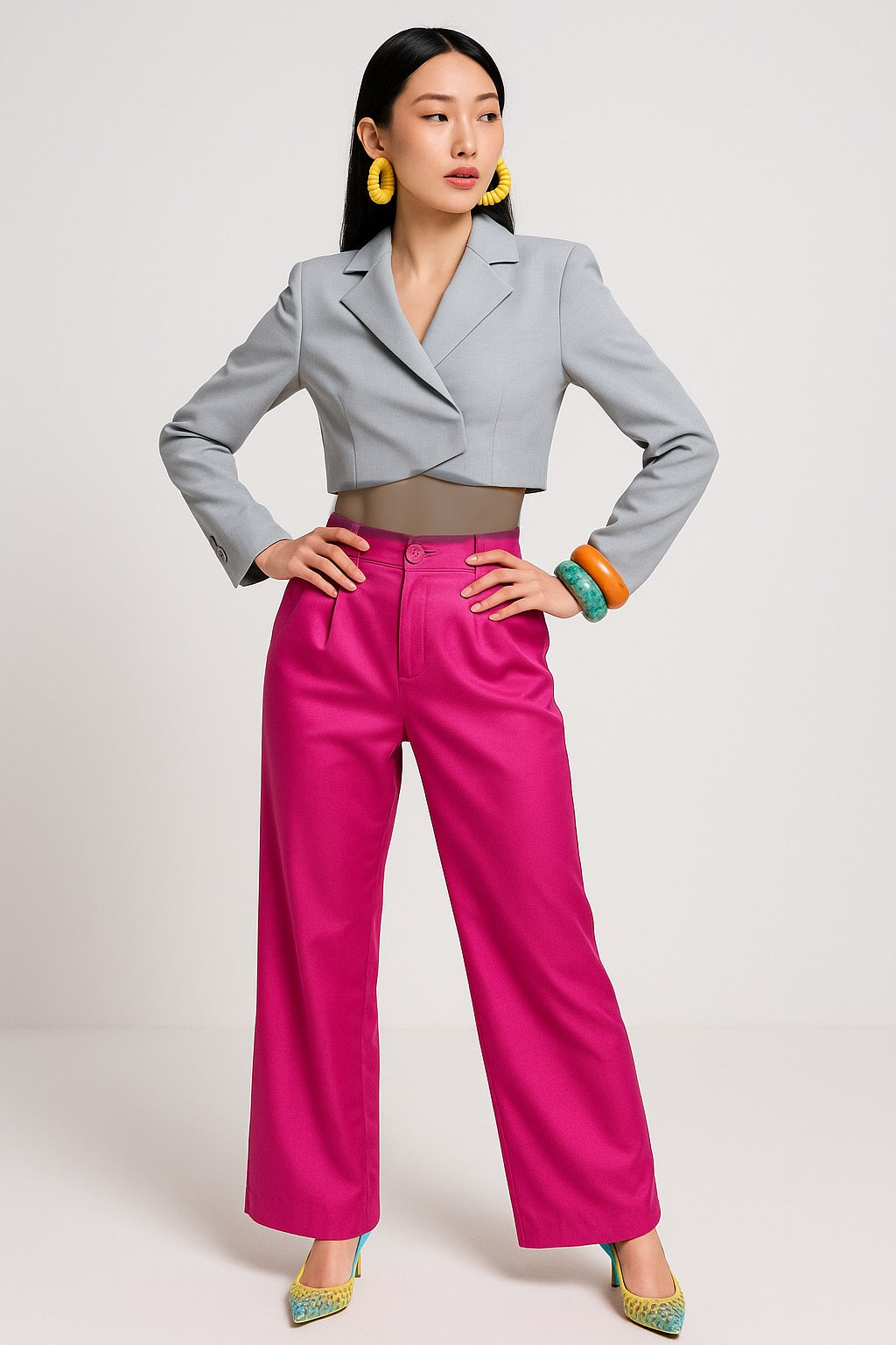 “Love of Christ” Satin Wide Leg Pants - Pink