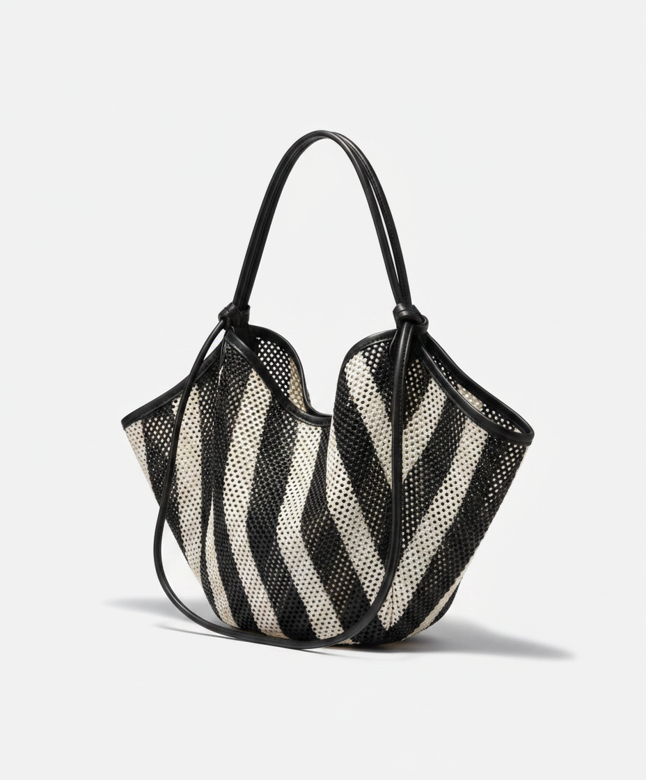 The Proverbs 31 Woman Woven Chevron Tote
