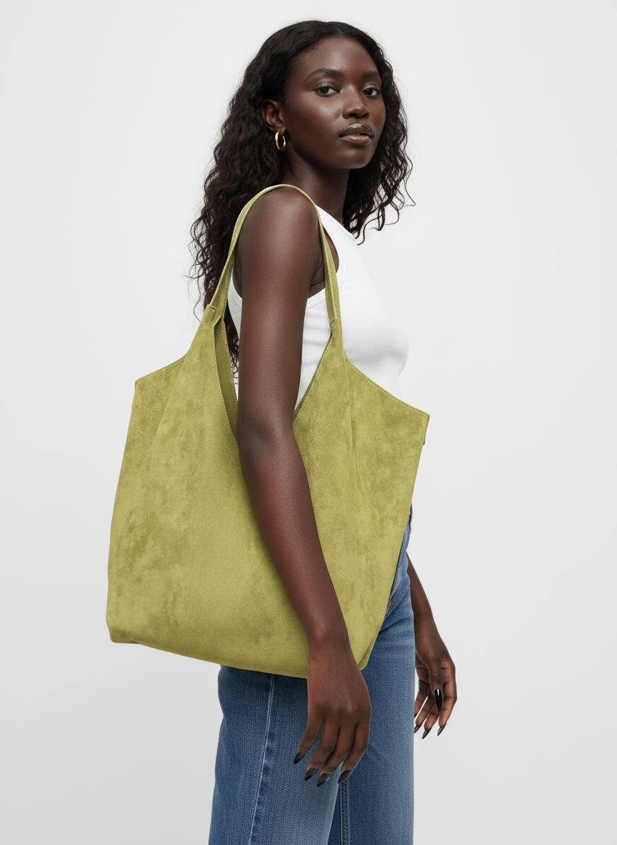 The Well Suede Casual Suede Tote