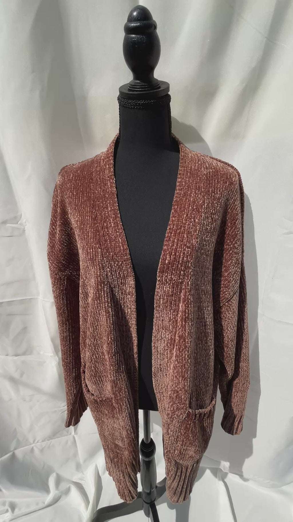 “Hidden In The Valley” Cardigan - Brown